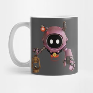 Pink Cute Robot Mug